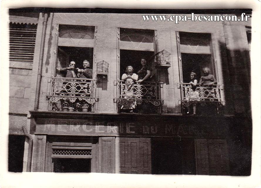Mercerie du Marché - BESANÇON 8 rue Jean Petit, le 28 mai 1934.